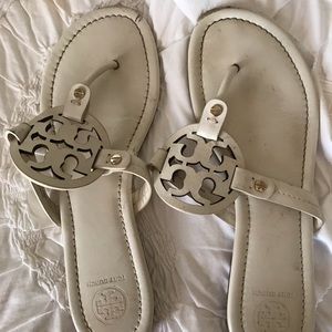 Tory Burch white MILLER SANDAL